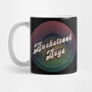 retro vintage circle Backstreet Boys Mug